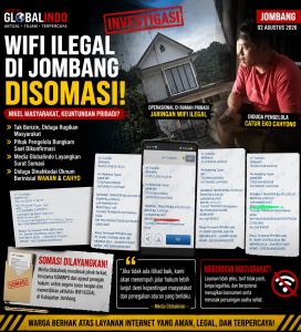 Somasi Dilayangkan, Dugaan Penyelenggaraan WiFi Tanpa Legalitas di Jombang Jadi Sorotan
